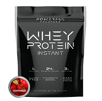 Сывороточный протеин Powerful Progress 100% Whey Protein Instant 2000 грамм (2кг) со вкусом клубники