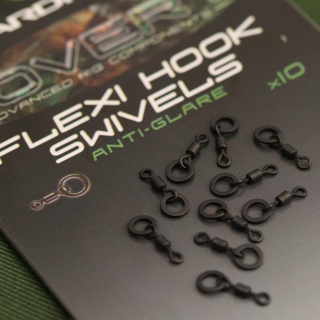 Вертлюг з кільцем Gardner Covert Flexi Hook Swivel (10шт)