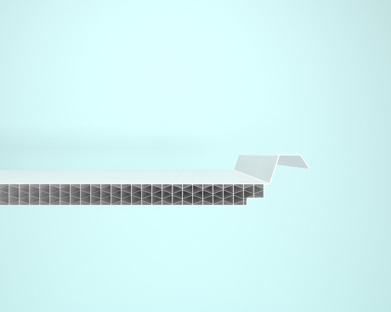 Прозора покрівельна сендвіч-система COVERROOF 40мм, фото 1