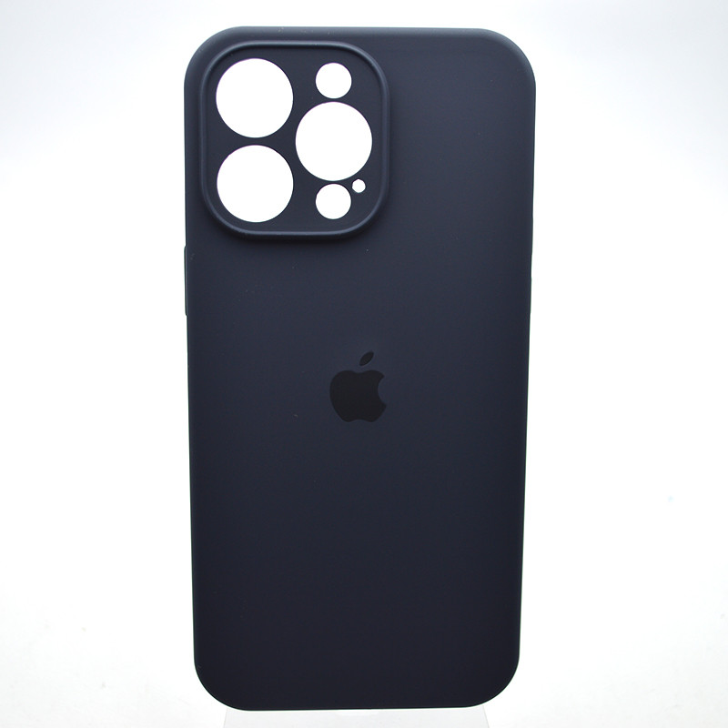 Силіконовий чохол накладка Silicon Case Full Camera для iPhone 15 Pro Max Midnight Blue, фото 1
