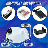 Набір для манікюру із фрезером Nail Master ZS-601 65Вт лампою для манікюру Sun X 80 Вт, фото 5