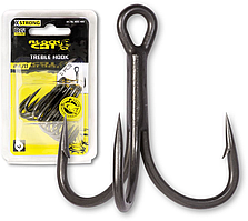 Трійник №1 Black Cat Treble Hook DG DG coating 5pcs