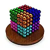 Неокуб NeoCube Головоломка - конструктор Веселка з магнітних кульок 5 мм, 216 кульок, фото 7