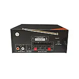Підсилювач звуку Boschmam BM-800BT FM USB 2x300W 2-х Канальний Вихід, фото 3
