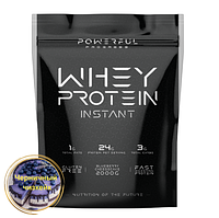 Сывороточный протеин Powerful Progress 100% Whey Protein Instant 2000 грамм (2кг) со вкусом черничный чизкейк