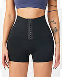 Коригуючі труси шорти чорні для формування фігури, чорна коригуюча білизна, фото 5