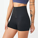 Коригуючі труси шорти чорні для формування фігури, чорна коригуюча білизна, фото 4