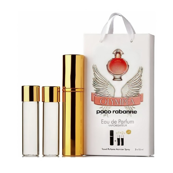 Мініпарфуми жіночі з феромонами Paco Rabanne Olympea 3х15 мл