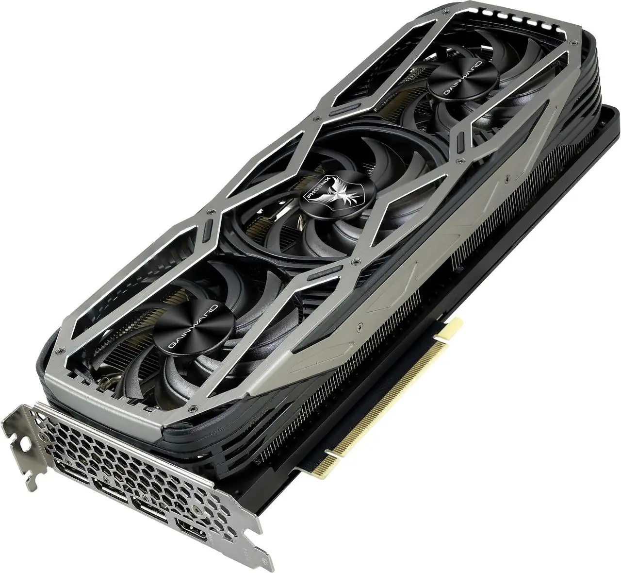 Геймерская видеокарта Gainward GeForce RTX 3070 Ti Phoenix (NED307T019P2-1046X) для ПК - фото 1 - id-p2039075107