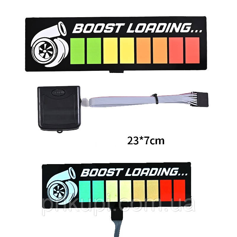 Світлодіодна наклейка-еквалайзер "Boost Loading" на батарейках, фото 1