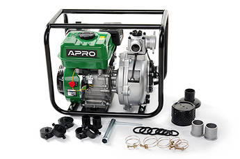 Мотопомпа WPH-30 6.5л.с. 30 м³/рік 65м (високий тиск) бензинова 4-х тактн. APRO