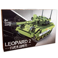 Детский конструктор 89003 LQS Тяжелый Танк Leopard 2 433 детали с фигурками