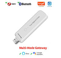 Багаторежимний USB шлюз ZigBee 3.0 + Bluetooth Tuya, SmartLife Zigbee Hub UG03