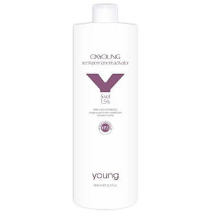 Окислювальна емульсiя для фарбування волосся Young Y-PLX Oxyoung Hair Cream Peroxide 1.5% 1000 мл.