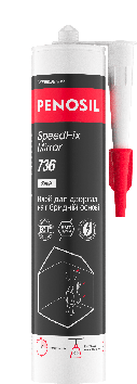 Клей для дзеркал PENOSIL SpeedFix Mirror 736 на гібридній основі, білий