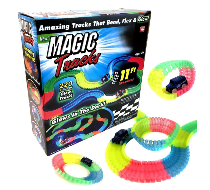 Гоночна траса 220 деталей MAGIC TRACK Меджік Трек з однією машинкою