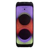 Колонка акумуляторна Partybox Temeisheng Feiyang з радіомікрофонами (400W/USB/BT/FM/TWS), фото 5