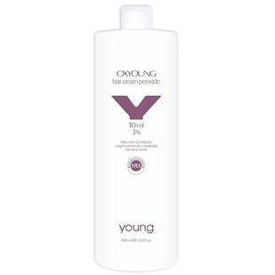 Окислювальна емульсiя для фарбування волосся Young Y-PLX Oxyoung Hair Cream Peroxide 3% 1000 мл.