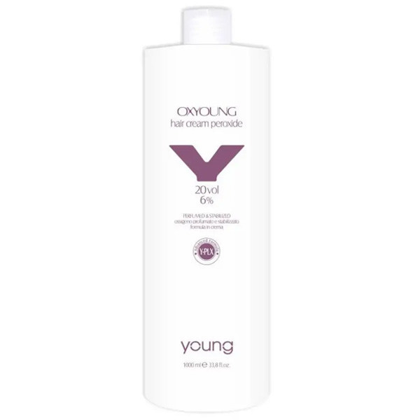 Окислювальна емульсiя для фарбування волосся Young Y-PLX Oxyoung Hair Cream Peroxide 6% 1000 мл.