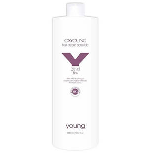 Окислювальна емульсiя для фарбування волосся Young Y-PLX Oxyoung Hair Cream Peroxide 6% 1000 мл.