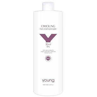 Окислювальна емульсiя для фарбування волосся Young Y-PLX Oxyoung Hair Cream Peroxide 9% 1000 мл.