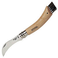 Нож складной для грибов Opinel Boite Couteau Champignon №8 (длина: 220мм, лезвие: 85мм), бук