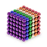 Neo Cube Нео Куб 5мм кольоровий головоломка Різнобарвний нео куб | Магнітний неокуб, фото 5