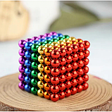 Neo Cube Нео Куб 5мм кольоровий головоломка Різнобарвний нео куб | Магнітний неокуб, фото 3