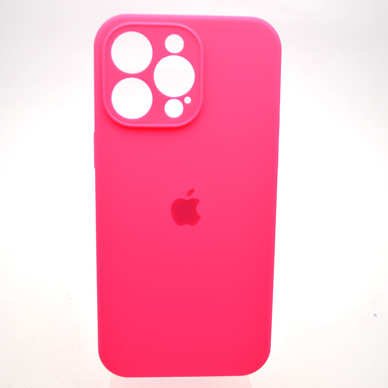 Силіконовий чохол накладка Silicon Case Full Camera для iPhone 15 Pro Max Fluorescent Color, фото 1