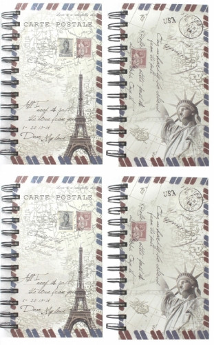 Блокнот на спіралі (A6) BX-0206 "Лист" у лінію, бічна спіраль (136 аркушів, 17.5*10 см.), фото 1