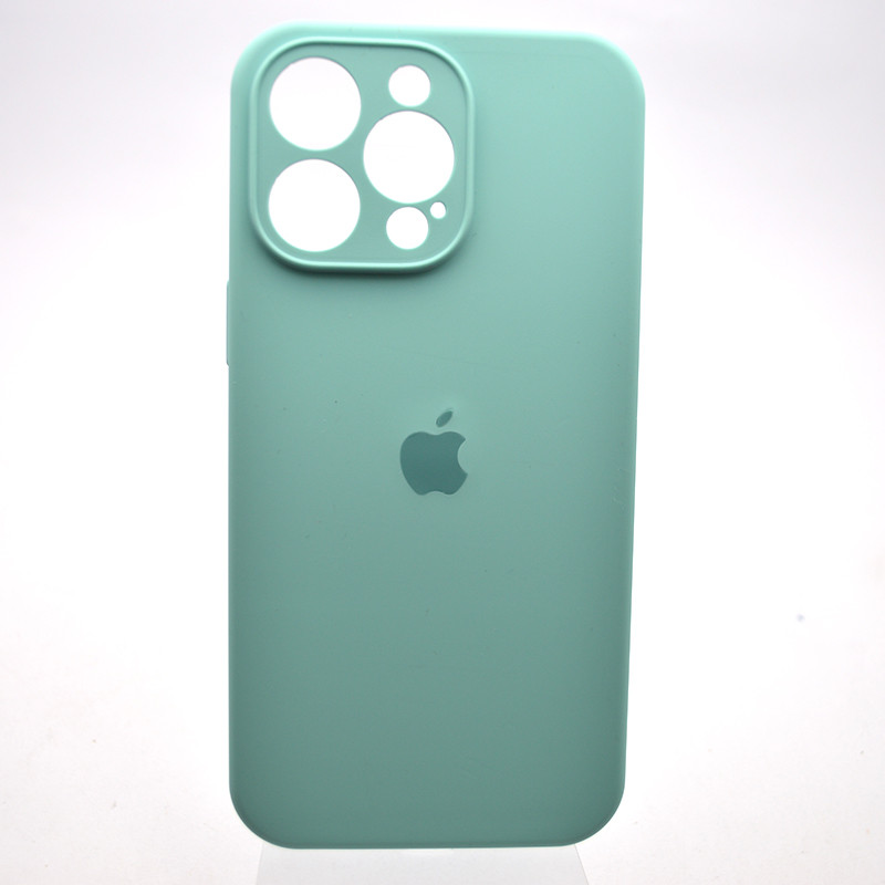 Силіконовий чохол накладка Silicon Case Full Camera для iPhone 15 Pro Max Ice Aquamarine, фото 1