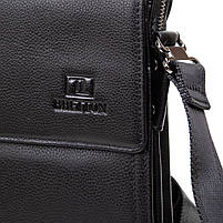 Сумка Чоловіча Планшет шкіра BRETTON 1631-4 black.Музькі сумки-планшети гуртом і в роздріб в Україні., фото 3