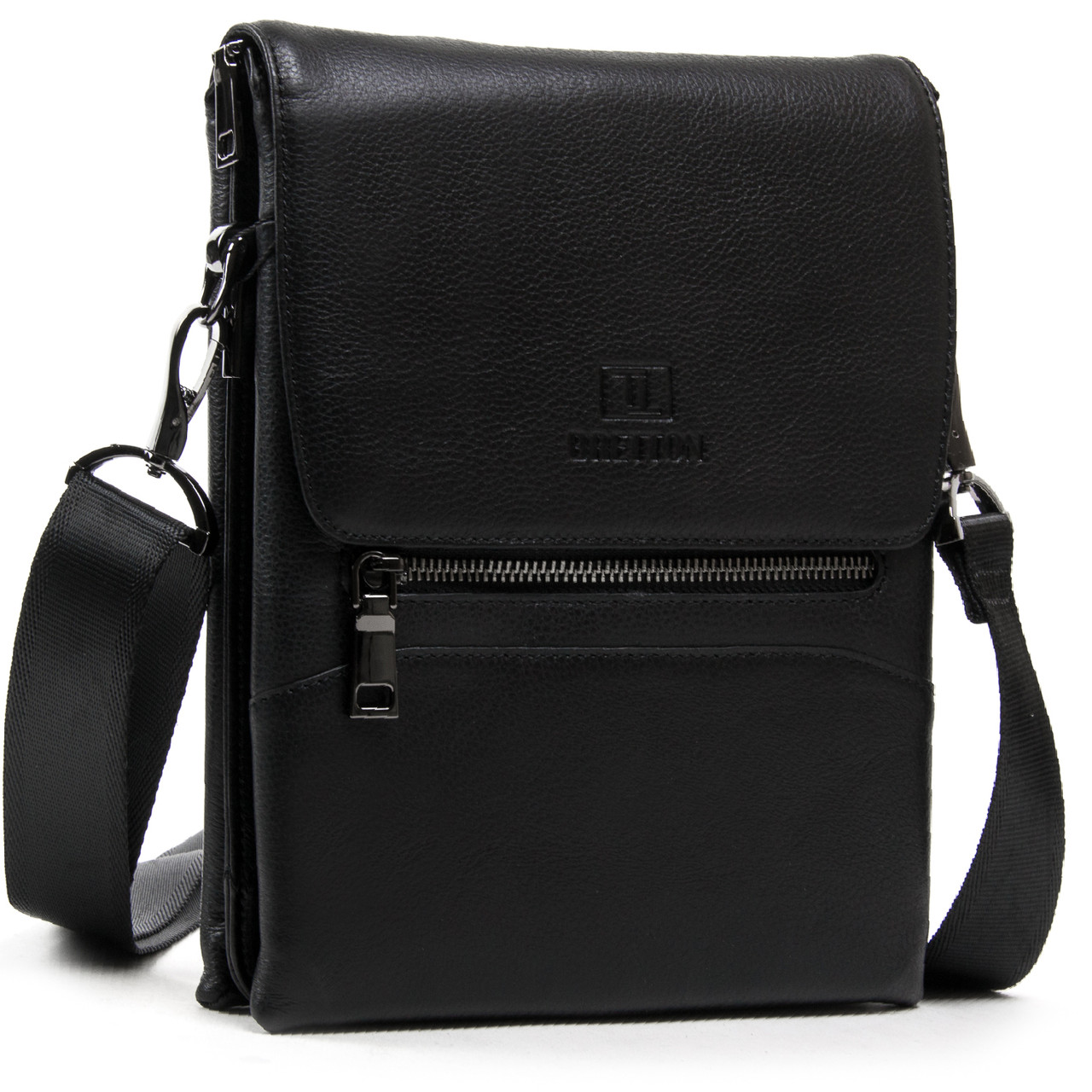 Сумка Чоловіча Планшет шкіра BRETTON 5432-4 black.Музькі сумки-планшети гуртом і в роздріб в Україні.