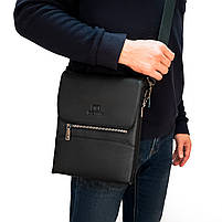 Сумка Чоловіча Планшет шкіра BRETTON 5432-4 black.Музькі сумки-планшети гуртом і в роздріб в Україні., фото 6