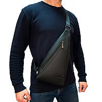Шкіряна сумка-рюкзак BRETTON 7936-198 black.Музькі сумки-планшети гуртом і в роздріб в Україні., фото 6