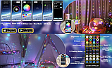 Смарт rgb гірлянда розумна штора 3х3 метри 200 Led Пульт ДК + WiFi + Bluetooth, IP44 живлення USB/Power bank, фото 10