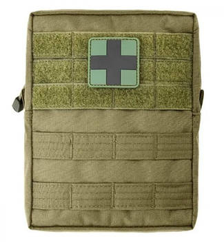 Аптечка підсумок Mil-Tec набір першої допомоги 43 елементи Олива (16025501).PeremogaUA