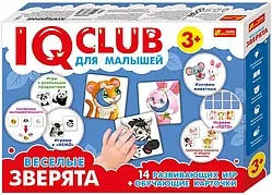 Навчальні пазли. Забавні звірятка. IQ-club для малюків, Ранок