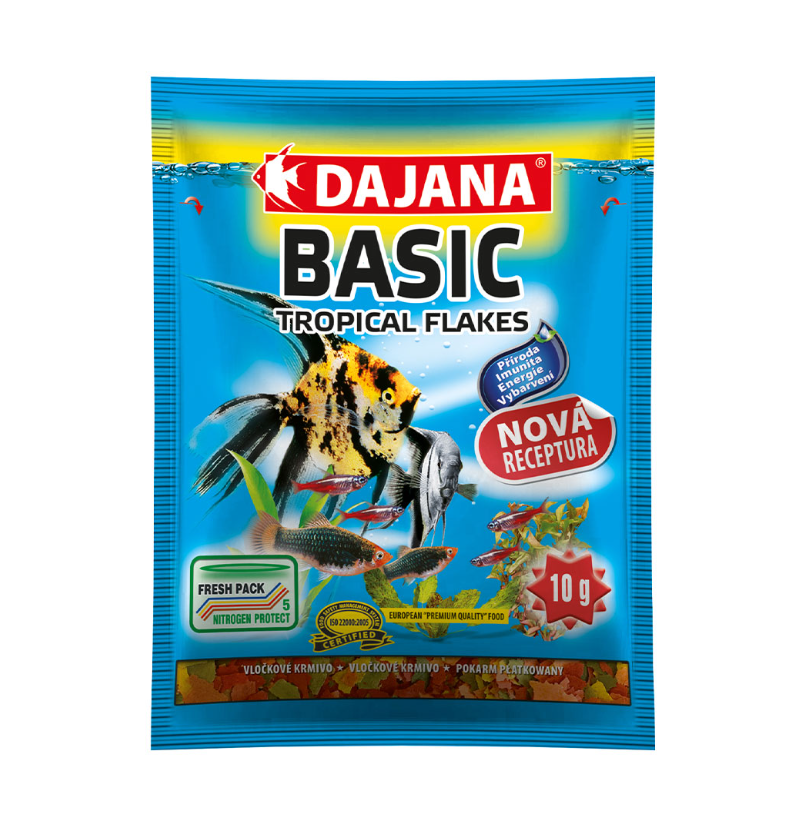 Універсальний корм пластівці DAJANA TROPICA BASIC (80мл/10г)