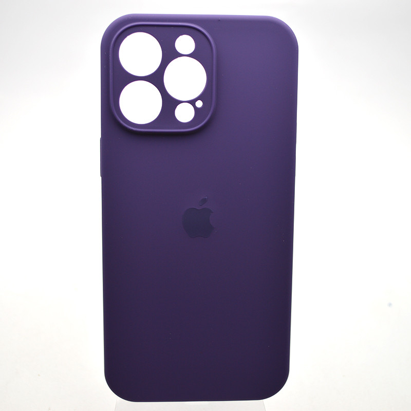 Силіконовий чохол накладка Silicon Case Full Camera для iPhone 15 Pro Max Amethyst, фото 1