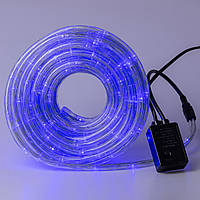 Гирлянда уличная Дюралайт 480 LED светодиодная 16 м морозоустойчивая прозрачный провод, Синий