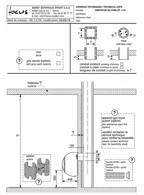 EMIFOCUS vertical outlet with porthole - фото 5 - id-p2039109156