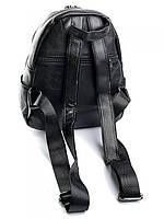 Жіночий шкіряний рюкзак 319 Black. Купити жіночі рюкзаки гуртом і в роздріб із натуральної шкіри в Україні, фото 2