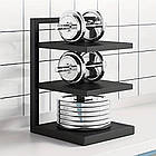Кухонна полиця для зберігання каструль, 3 рівня Kitchen shelf for storing pots / Полиця на кухню для посуду, фото 7