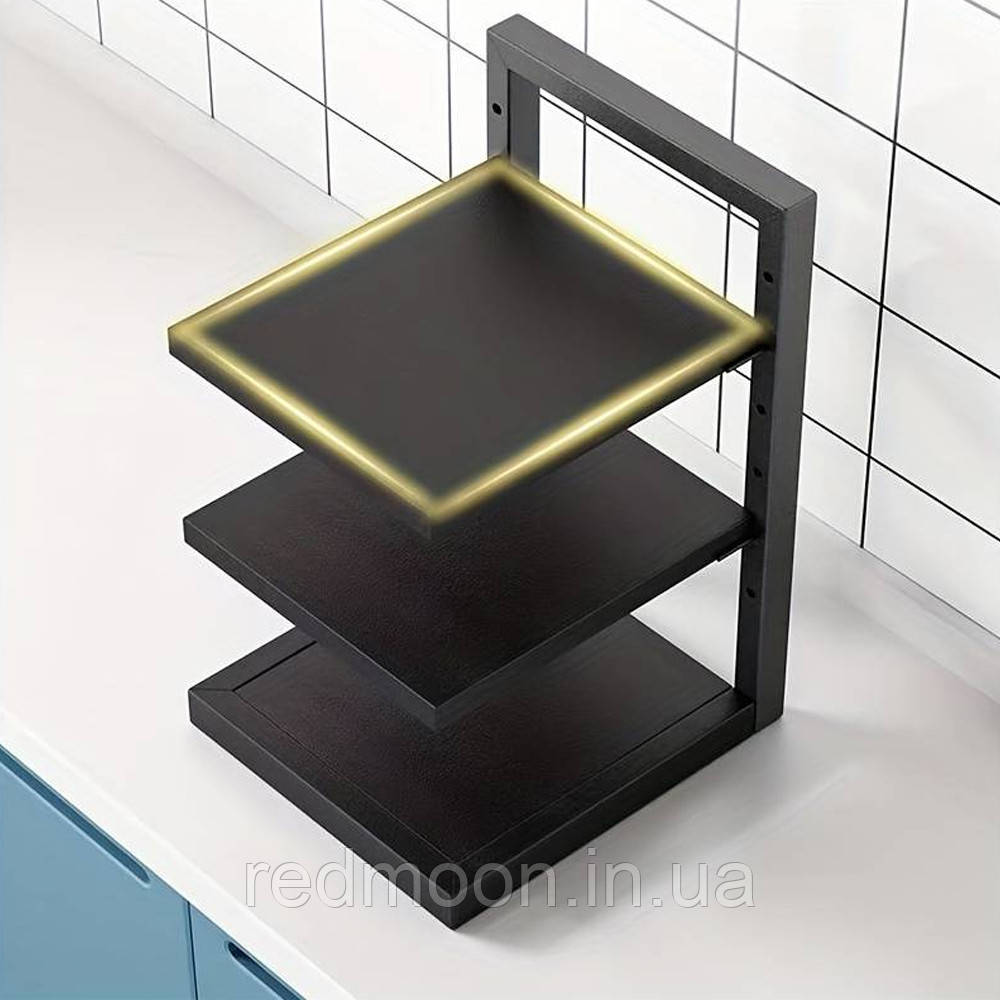Кухонна полиця для зберігання каструль, 3 рівня Kitchen shelf for storing pots / Полиця на кухню для посуду