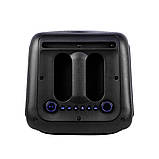 Портативна колонка Temeisheng 6828 сабвуфер з радіомікрофонами 120W+LED підсвітка, фото 5