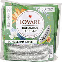 Чай "Багамский саусеп" Lovare 50 пак. зелёный с саусепом