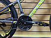 Велосипед підлітковий на литих дисках 26" CORSO Spider SP-26801 чорно-жовтий на зріст 130-150 cм, фото 8