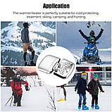 Каталітична грілка для рук бензинова, грілка для рук багаторазова, каталітична грілка метелик, фото 5