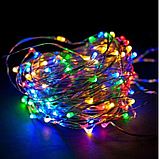 Гірлянда штора на мідному дроті 200 LED 2*2 м, фото 2
